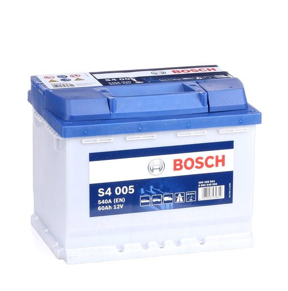 BATTERIE BOSCH S4 60AH, 540A, S4005 L2