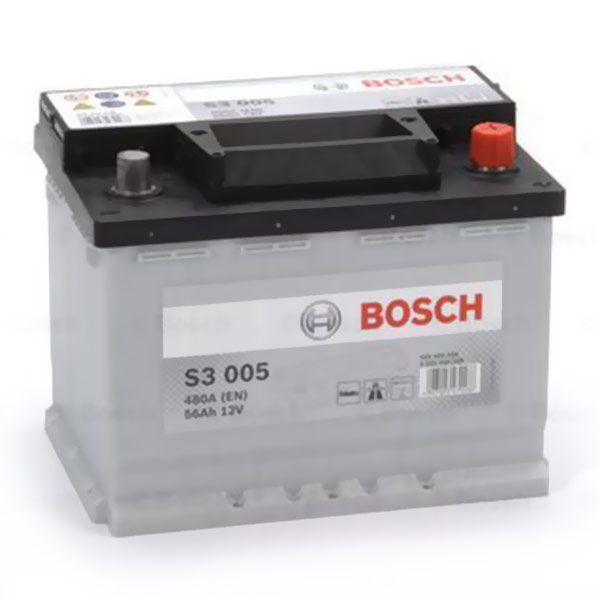 BATTERIE BOSCH S3 56AH, 480A,S3005 L2