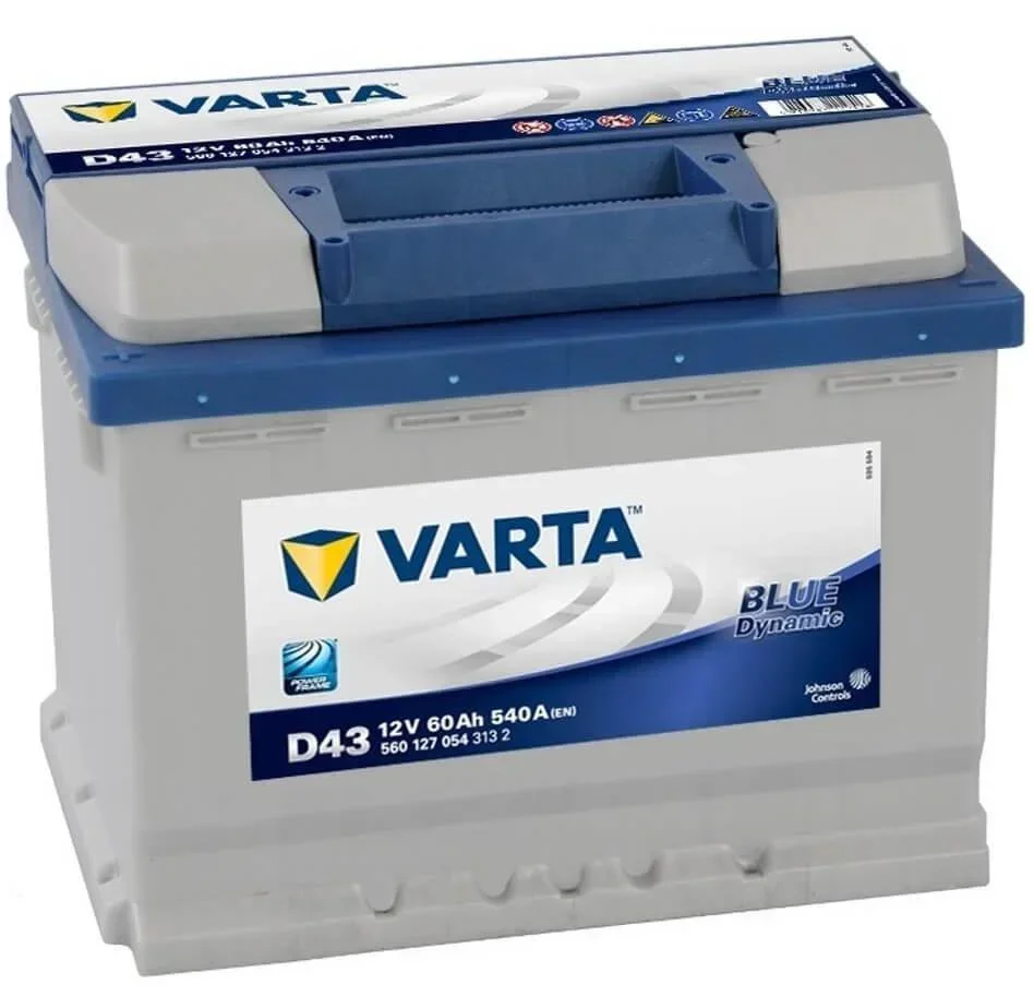 BATTERIE VARTA D43 BLUE DYNAMIC 60A,540AH