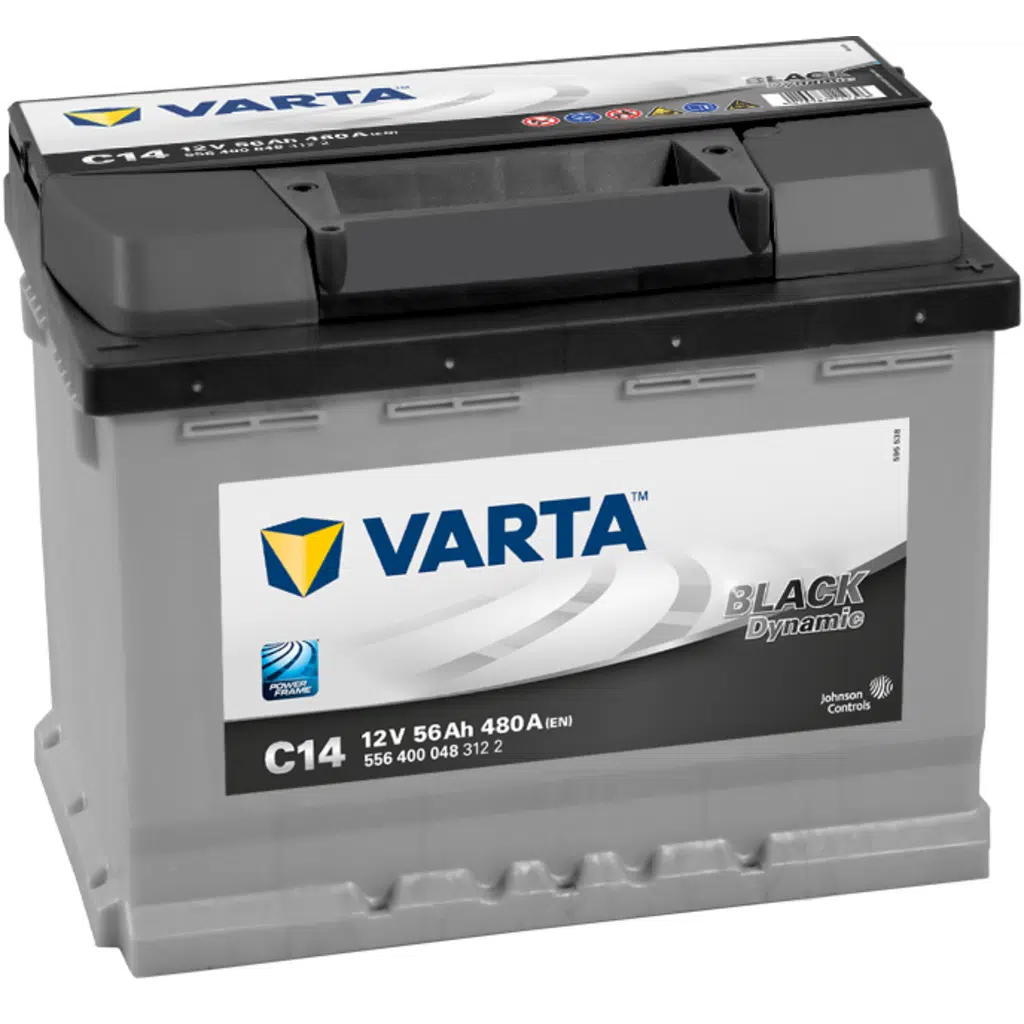 BATTERIE VARTA C14 BLACK DYNAMIC - 56Ah 480A 12V