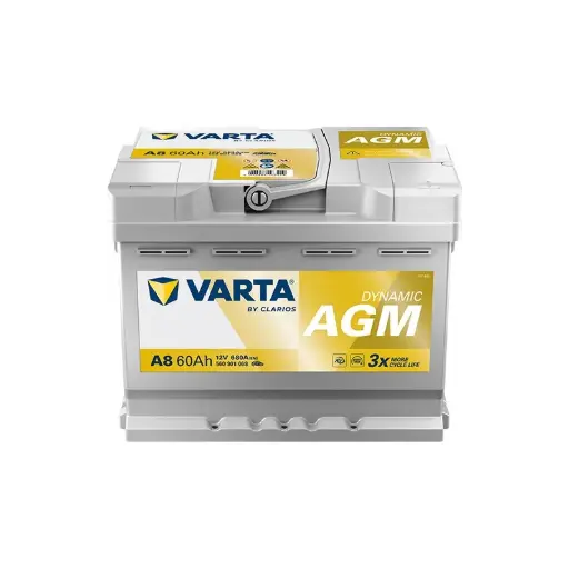 BATTERIE VARTA A8 Dynamic AGM START-STOP 12V 60Ah 560901068