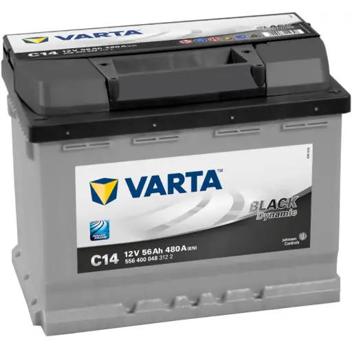 BATTERIE VARTA C14 BLACK DYNAMIC - 56Ah 480A 12V