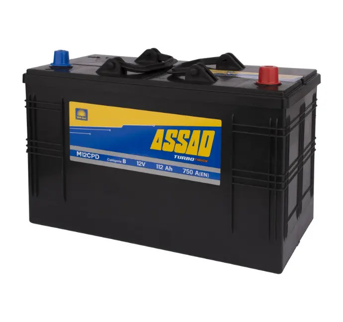 BATTERIE ASSAD TURBO PRO 750A, 112AH, M12P G/D