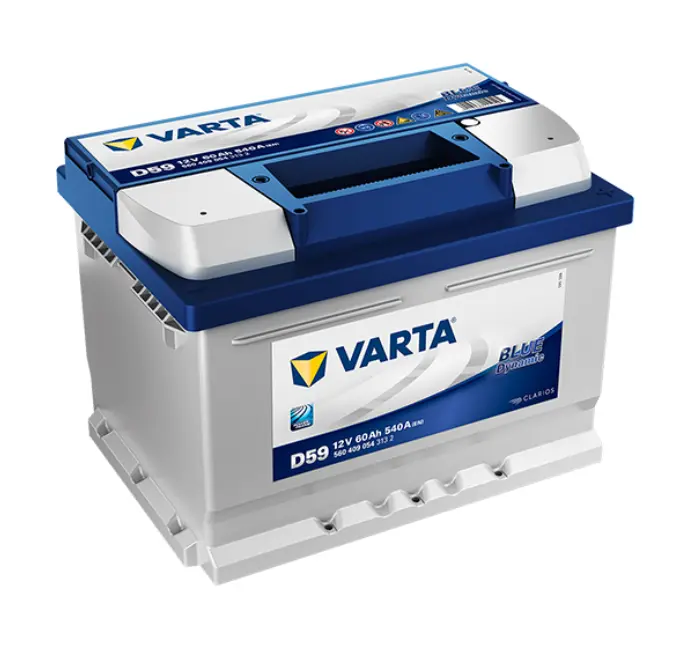 BATTERIE VARTA BLUE DYNAMIC 60AH, 540A, 5601270543132 D59 L2B